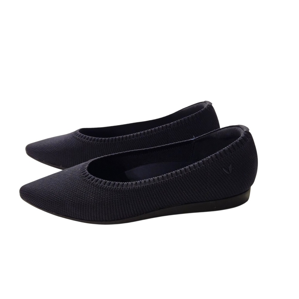 VIVAIA Aria Pointed Toe Knit Flats Black Women's Size 36 EU - Picture 7 of 10